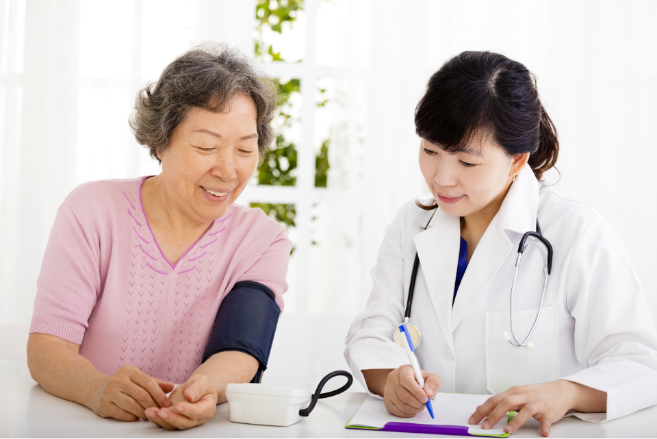 Checking Blood Pressure
